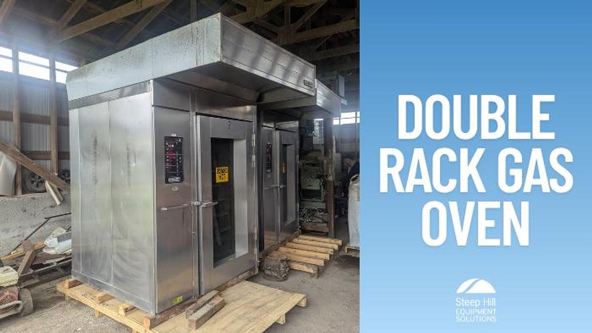 Used Hobart HBA2G Double Rack Gas Oven