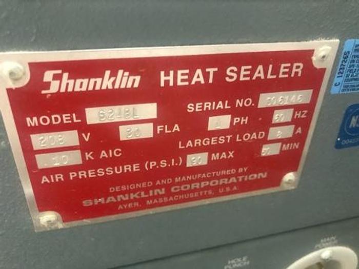 Used Shanklin S24BL L-Frame Heat Sealer