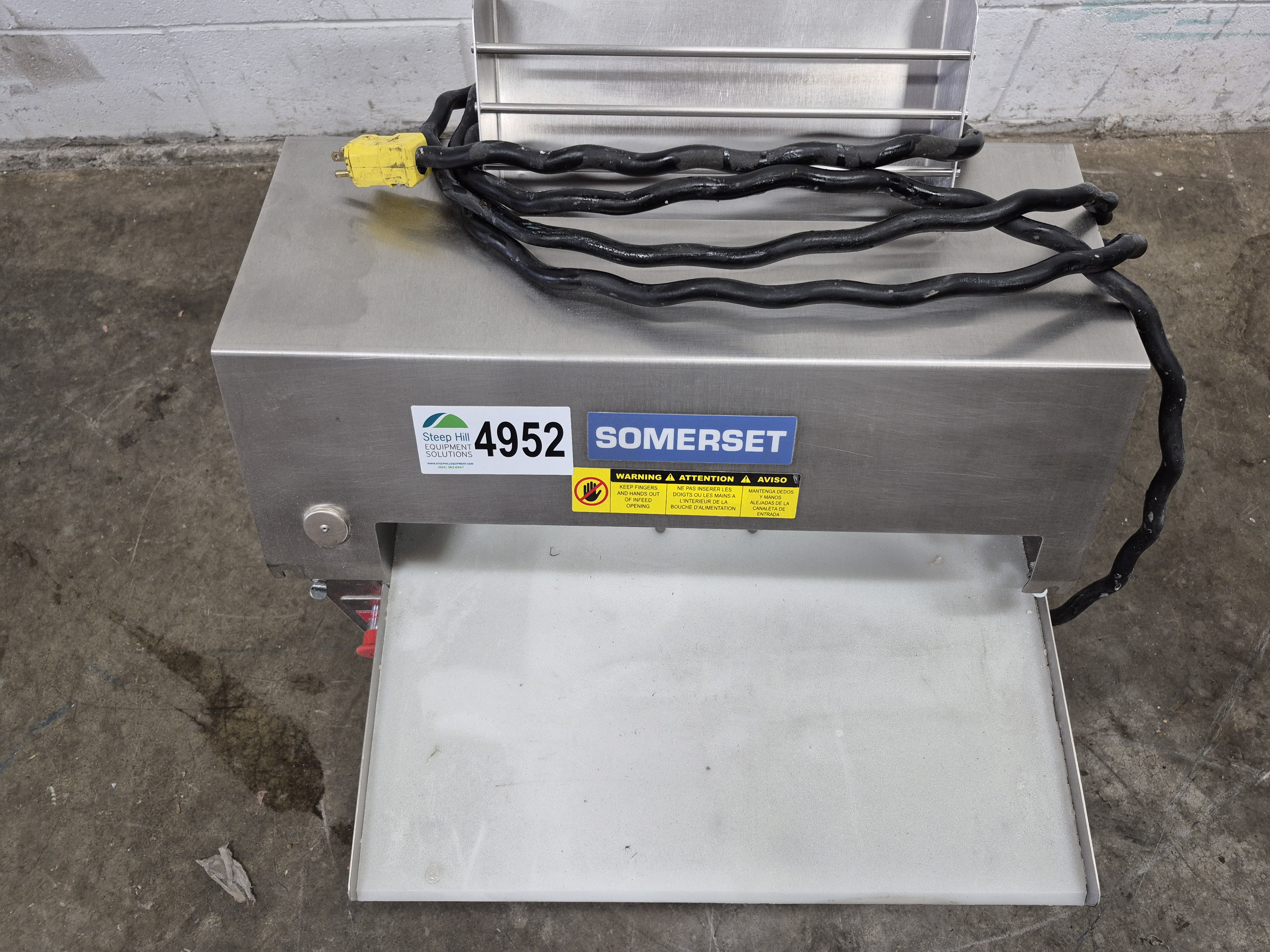 Used Somerset CDR-2000 Double Pass Dough Sheeter