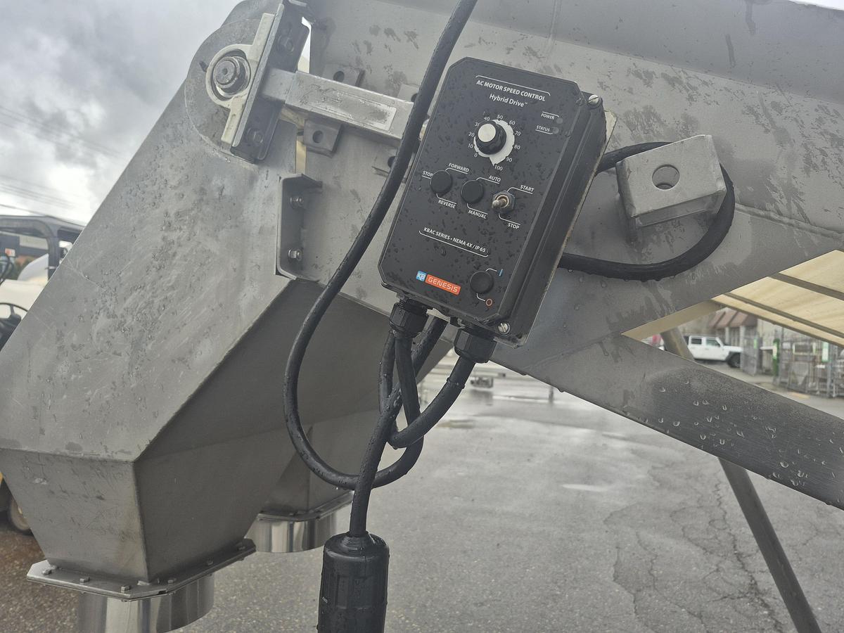 Used Incline Conveyor with Dip Tank