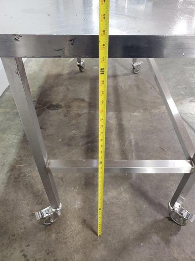 Used 6' x 3' Stainless Steel Table