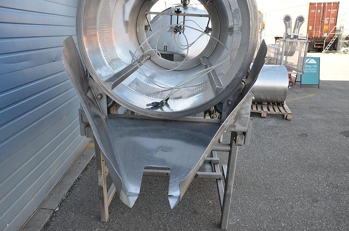 Used Berry Tumbler with Sprayer Coater