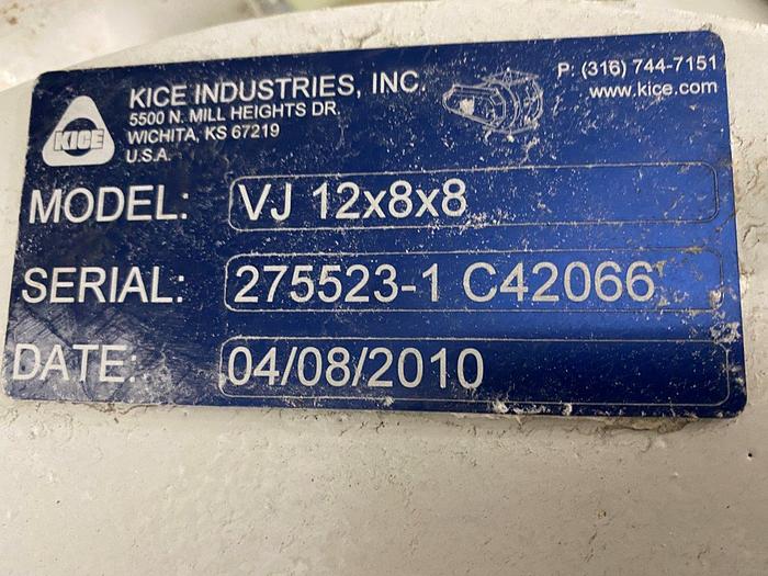 Used Nishimura Divide Hopper with Kice Airlock