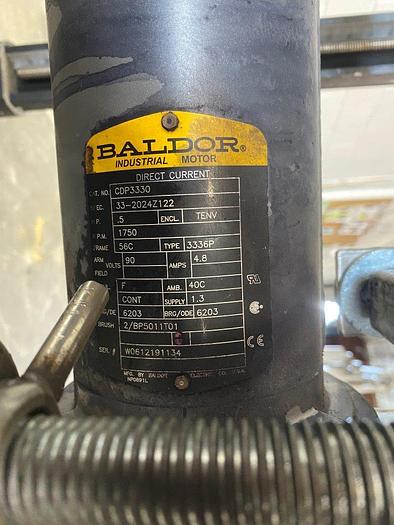 Used Auto Labe 110RH Single-Head Labeller with 310 Imprinter