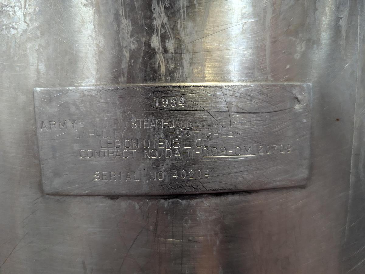 Used 60 Gallon Steam Kettle