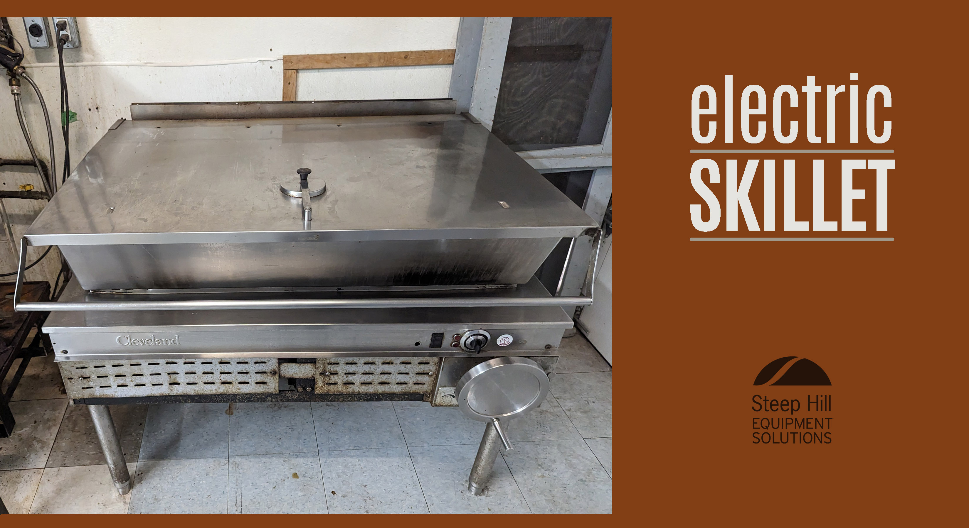 Used Cleveland SEL40T Electric Manual Tilt Skillet for Sale at Steep