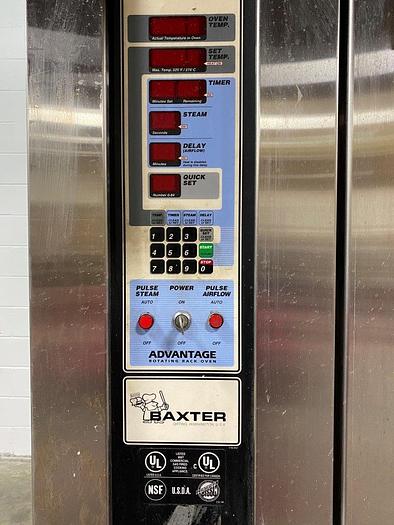 Used Baxter OV210G-M1B Rotating Rack Oven