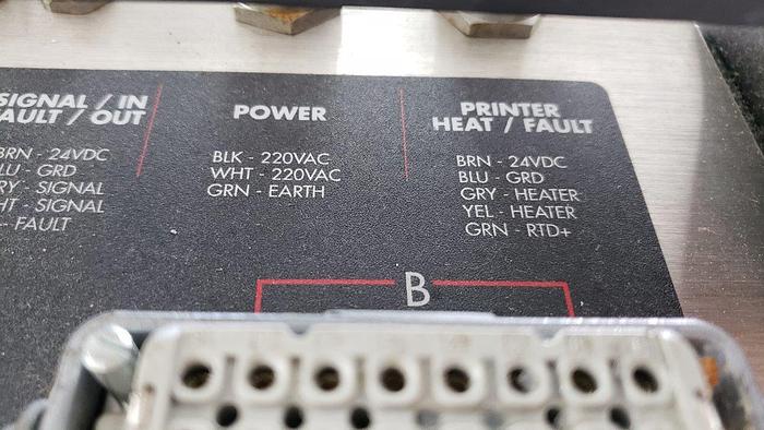 Used Koch Crossweb Labeler Control Box