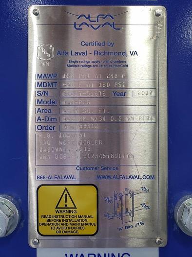 Alfa Laval Plate-And-Frame Heat Exchanger