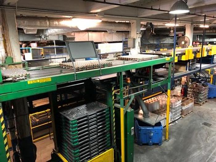 Used Wyard-Simplimatic BDA-3200 Bulk Can Depalletizer