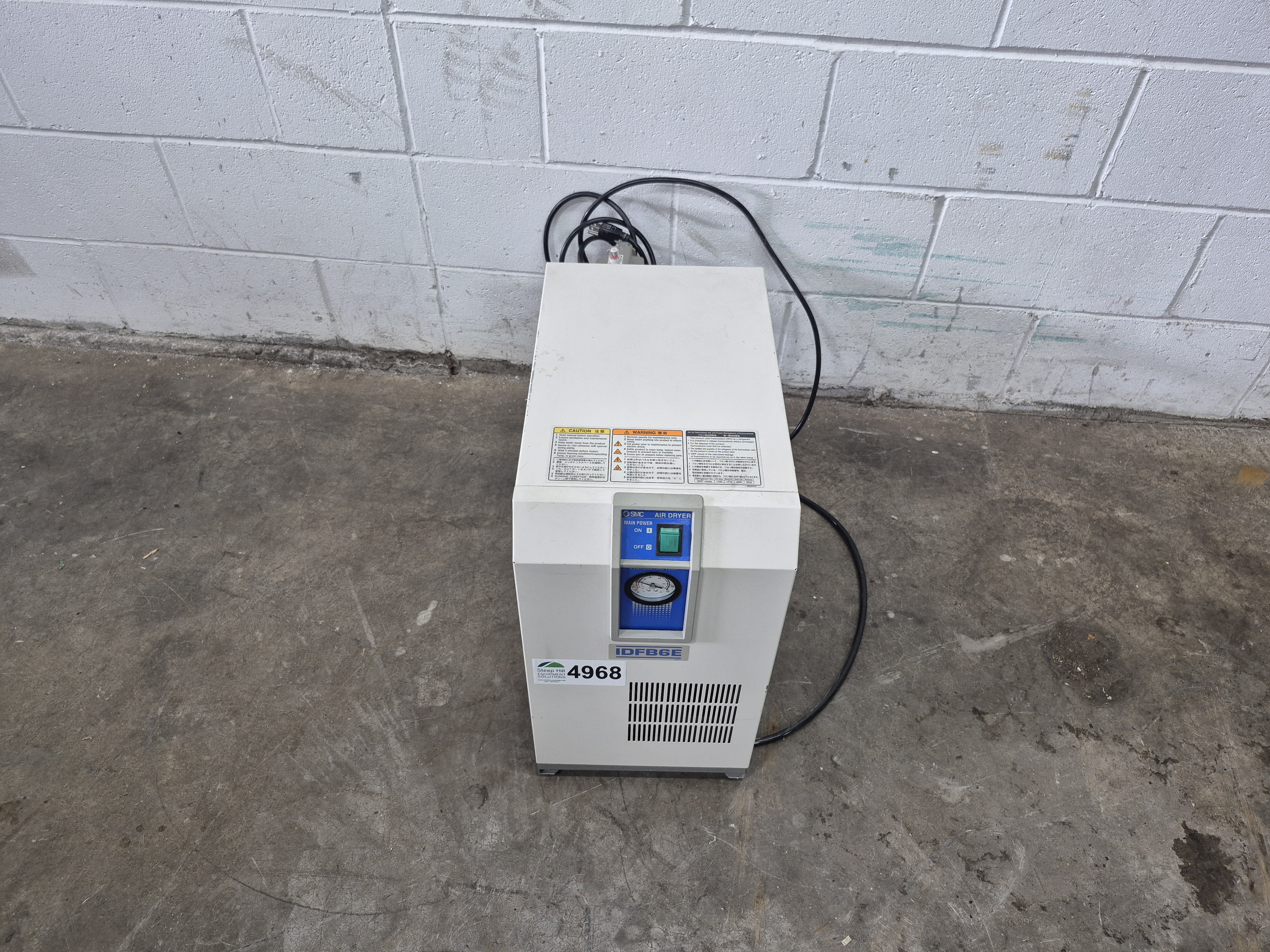 Used SMC IDFB6E Refrigerated Air Dryer 
