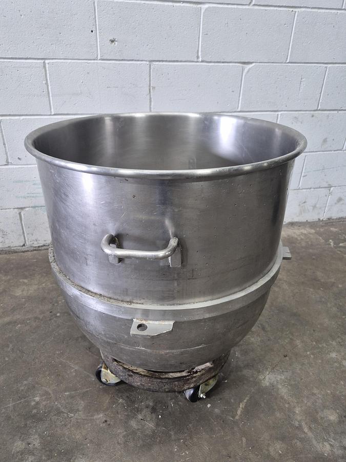 Used Hobart 140 Qt. Mixing Bowl with Dolly