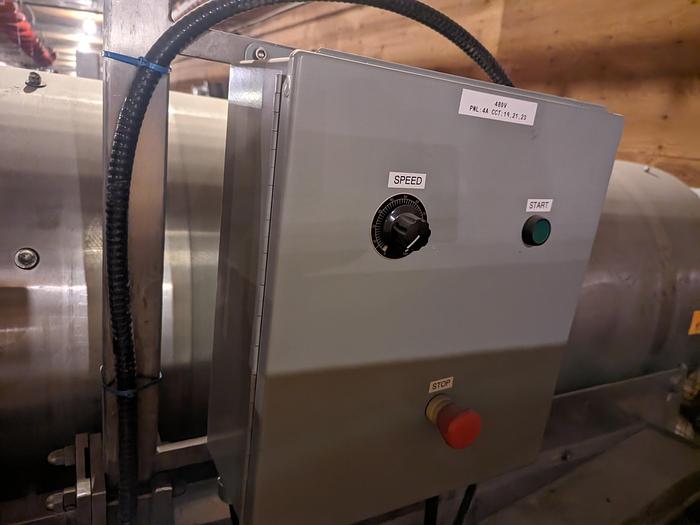 Used 8' Seasoning Drum with Oil Sprayer