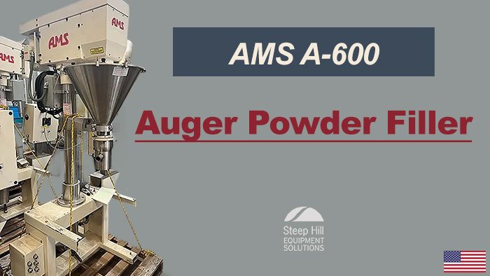 Used AMS A-600 Auger powder Filler