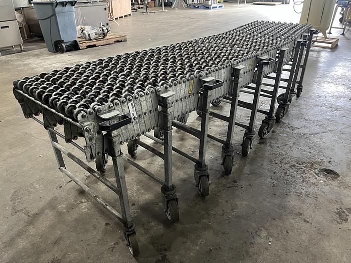 Used NestaFlex 376 Flexible Gravity Conveyor