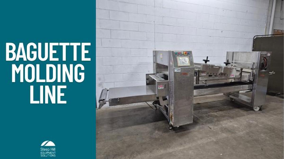 Used Rondo Doge Commercial Baguette Molding & Production Line