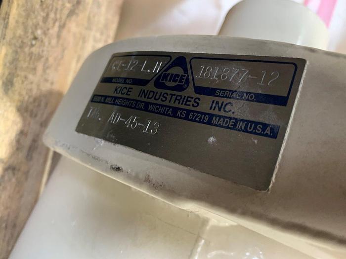 Used Kice VJ Rotary Airlock & Cyclone Collector