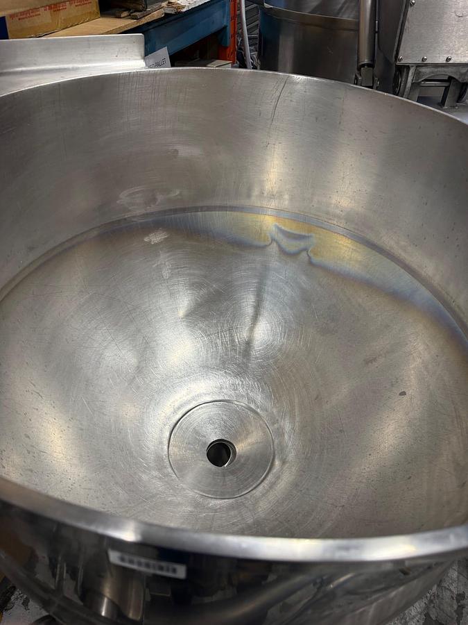 Used Twin Groen 80 Gallon Kettles with Scrape Agitation