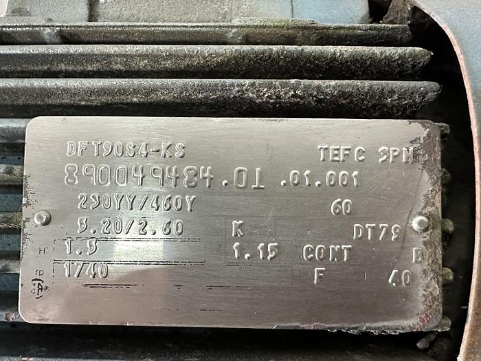 Used Sew-Eurodrive 1.5 HP Motor w/ Gear Reducer