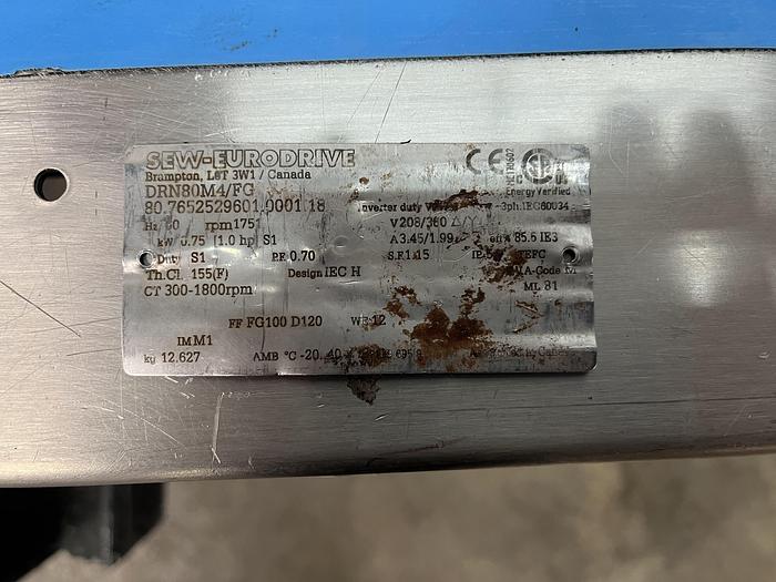 Used 8'1 Hinds-Bock Straight Conveyor