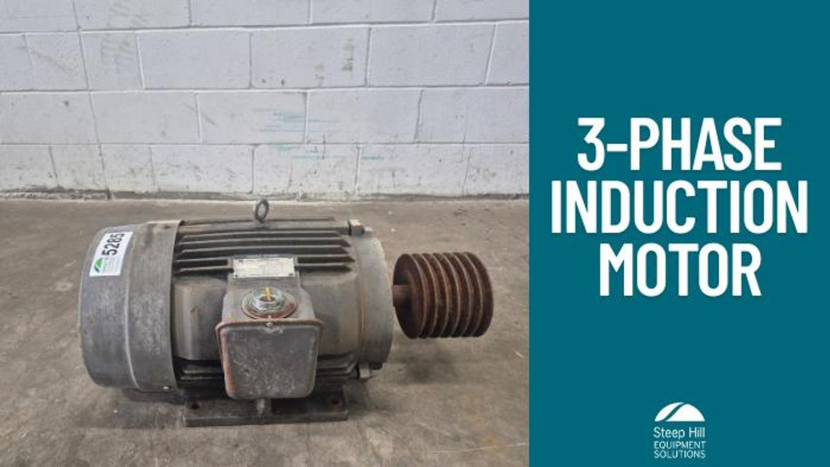 Used World Energy 3 Phase Induction Motor