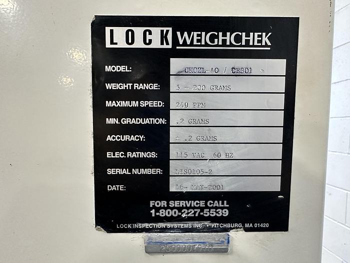 Used Lock Weighchek Checkweigher
