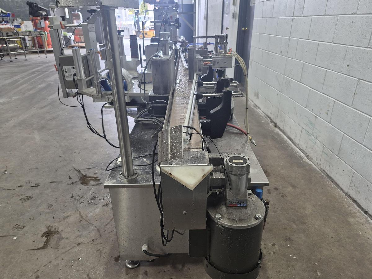 Used Aesus Eco Wrap Prism Labelling Machine