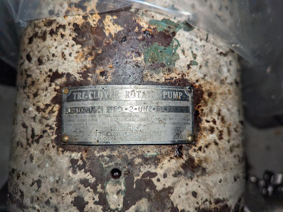 Used Tri-Clover PR60 PD Pump