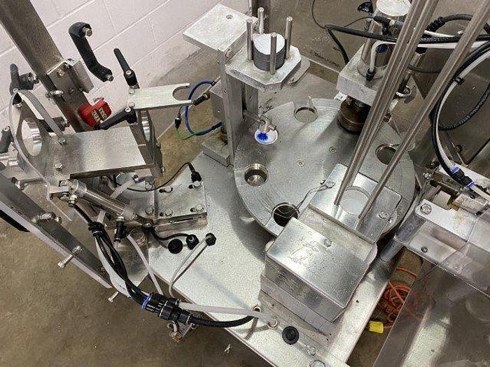 Used Quality QC-8 Rotary Cup Filler-Sealer