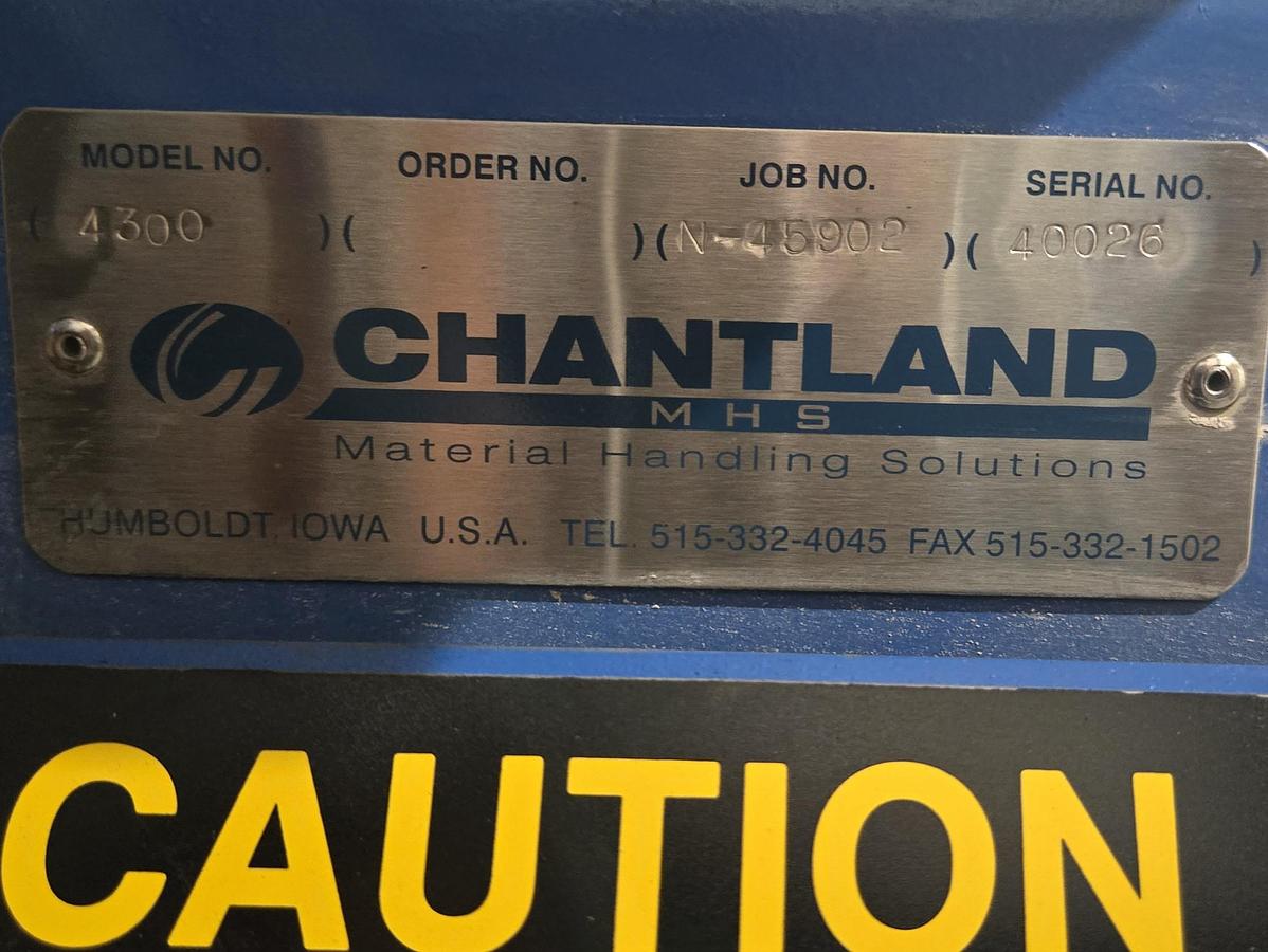 Used Jacketed Ribbon Blender with Chantland Filling System
