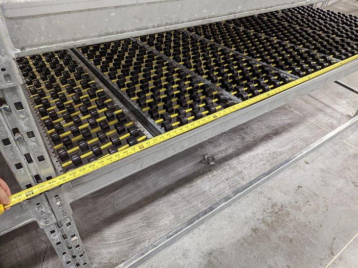 Used Gravity-Flow Roller Racks