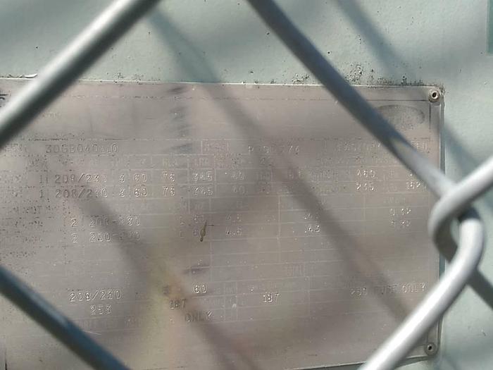 Used Carrier Outdoor Liquid Chiller