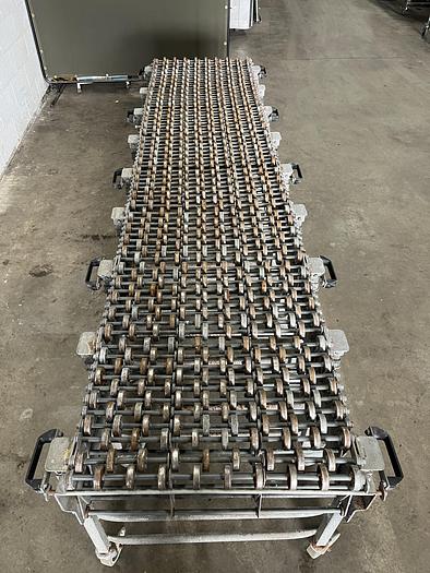 Used NestaFlex 376 Flexible Roller Conveyor