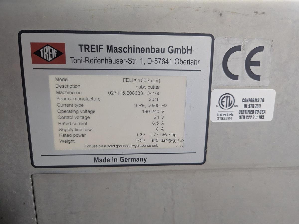 Used Treif Felix Dicer