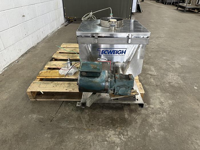 Used Tecweigh Volumetric Auger Feeder