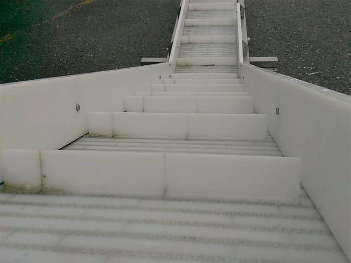 Used 22' long Incline Conveyor