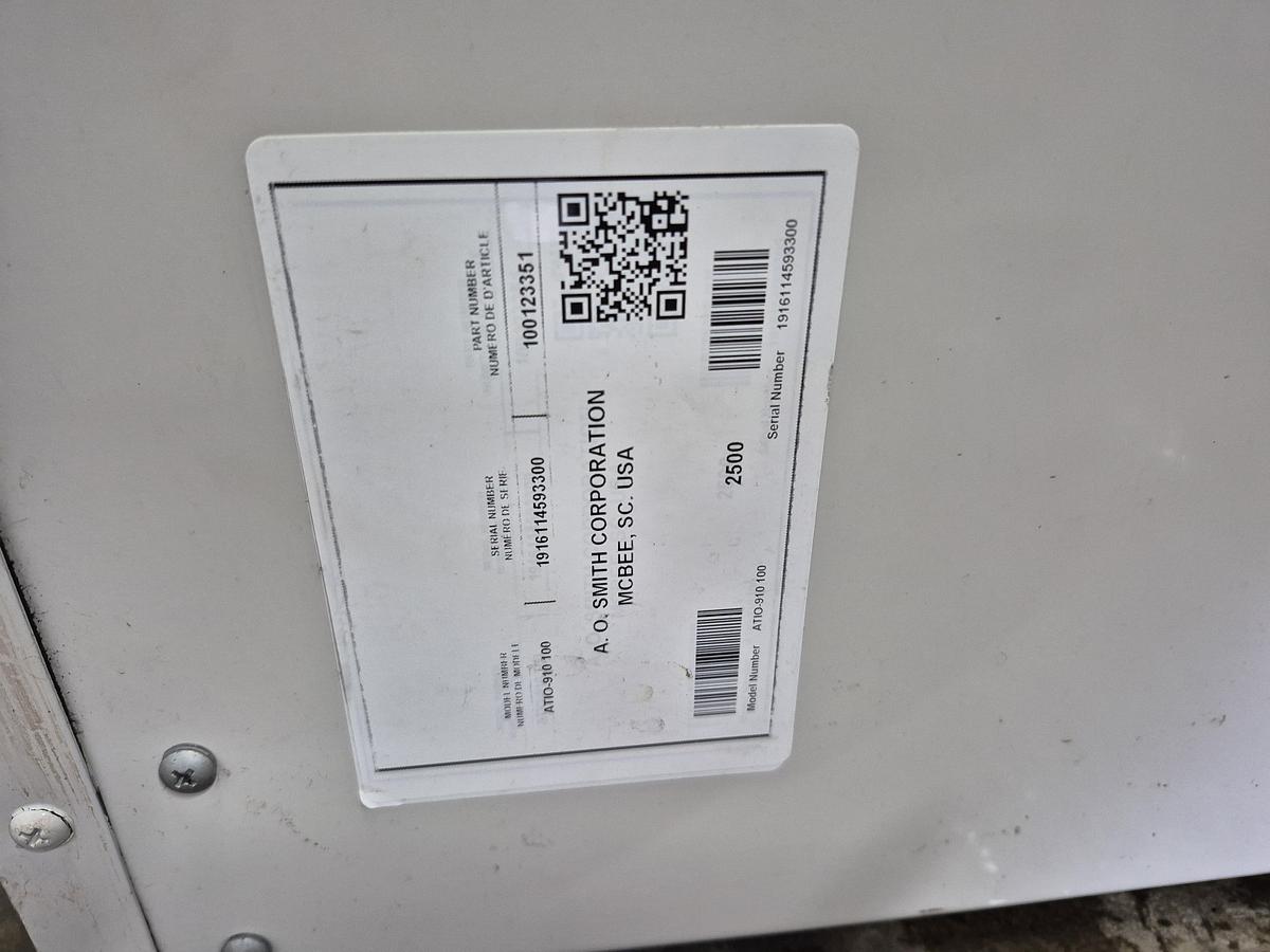 Used A.O. Smith Natural Gas Tankless Water Heater