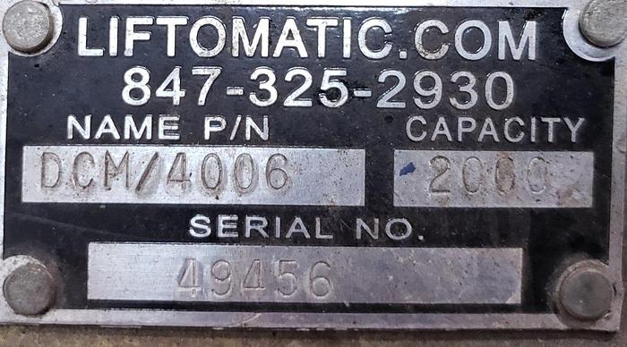 Used Liftomatic DCM "Parrot Beak®" Drum Handler