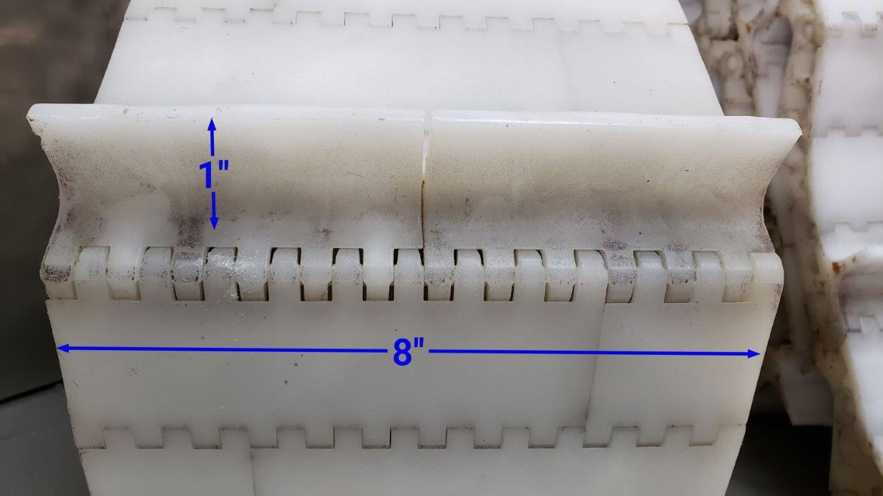 Used Custtech 60° Incline Infeed Conveyor