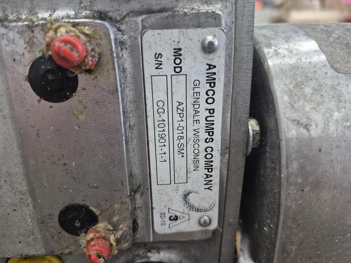 Used Ampco Sanitary Positive Displacement Pump