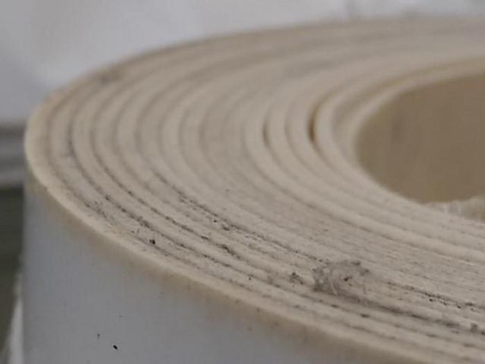 Used 18” White Conveyor Belt