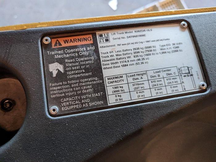 Used Hyster N30ZDR Lift Truck