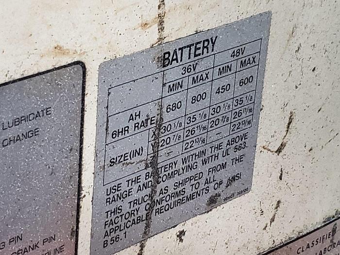 Used Nissan 48V Electric Forklift