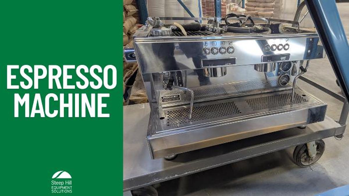 Used Rocket RE A Timer 2-Group Commercial Espresso Machine