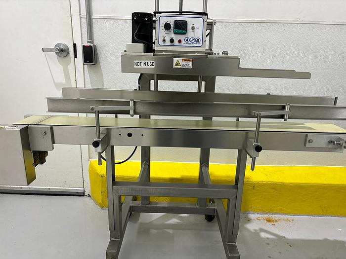 Used APM TBS-3/8 Tabletop Band Bag Sealer