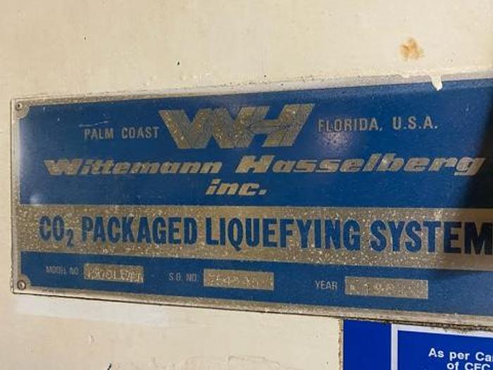 Used Compressor Room with Wittemann Hasselberg CO2 Packaged & Haffmans