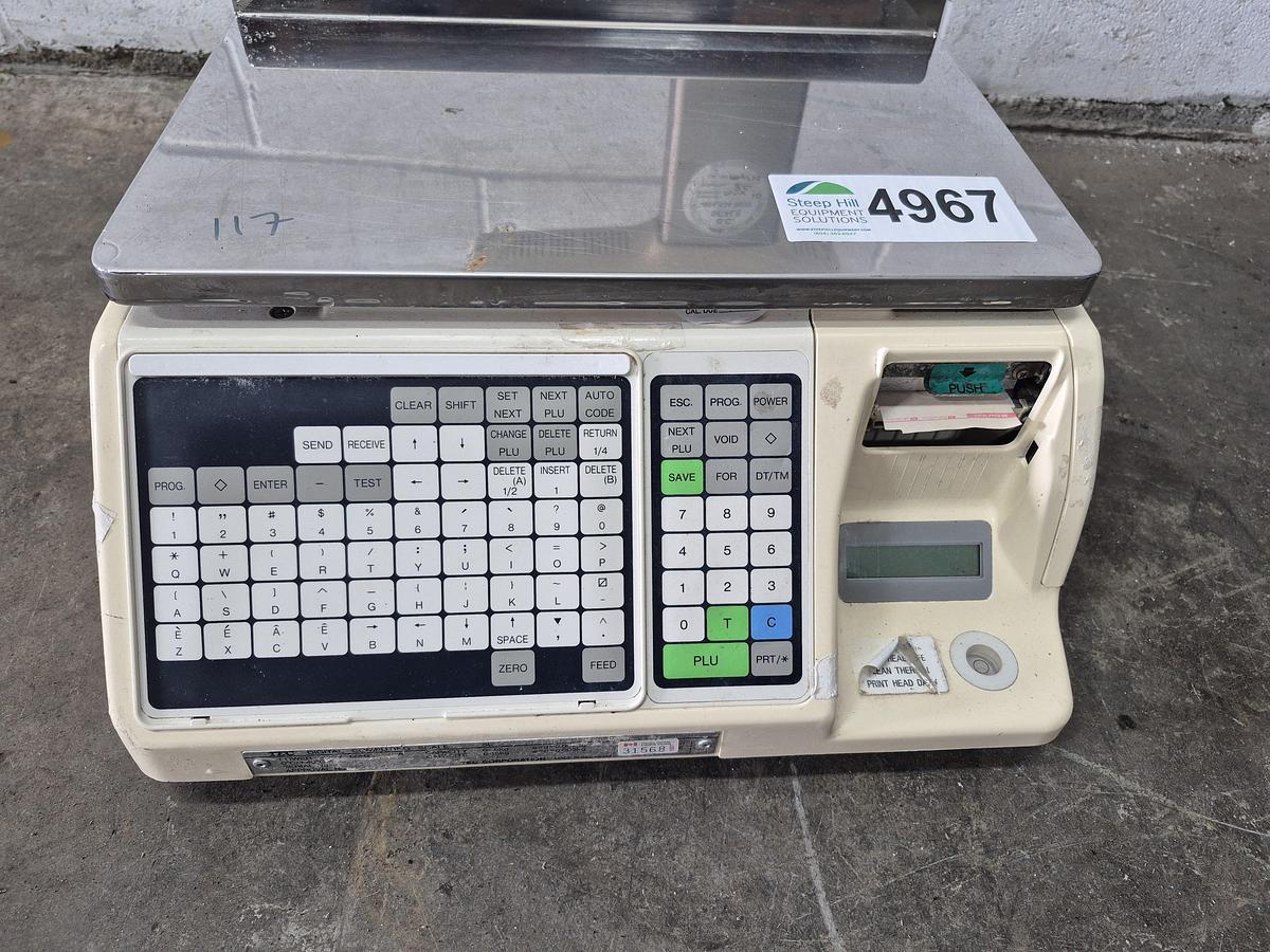 Used TEC Digital SL-9000 Label Printing Scale