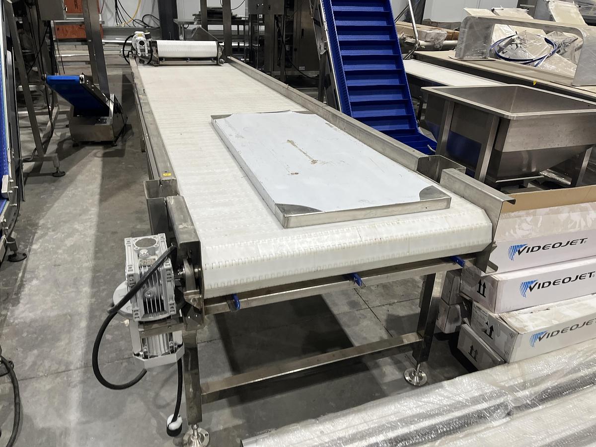 Used 13ft Incline Modular Belt Conveyor