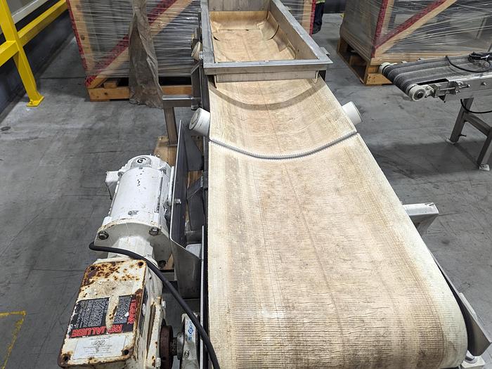 Used 6.5' Conveyor with Hopper