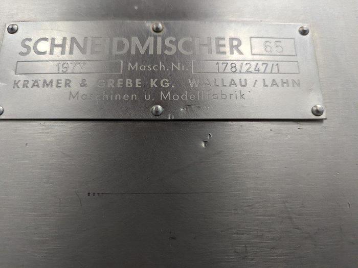 Used K+G Schneidmischer 65 Bowl Cutter
